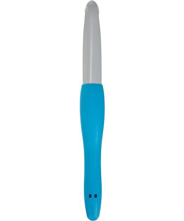 Clover Needlecraft Amour Crochet Hook: 15.00mm, 15 mm, Blue & White