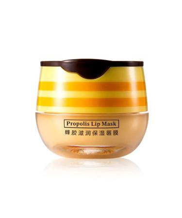 dijiusidy Honey Lip Balm Propolis Moisturizing Lip Mask Nourishing Smooth Women Unisex Moisturizer Lightweight Lip Gloss Makeup