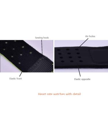 Zunedhys 2 Pack Adjustable Breathable Replacement Wristband for Heart Rate Monitor - Soft Strap Black & Green - International Shipping Available - Buy Online on GoSupps.com