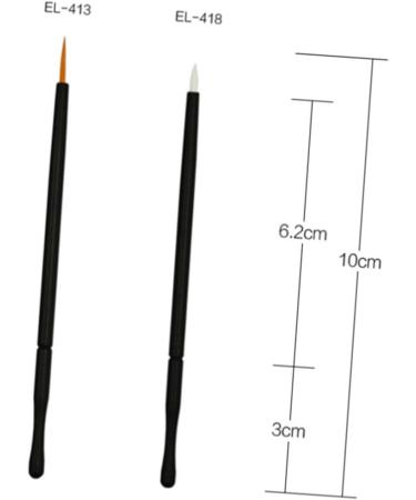 Mipcase 100pcs Gel Liner Eyeliner Disposable Eye Makeup Tool Eyeliner Liquid Eyeliner Soft Head Set 10*0.5cm As Shown - Buy Online on GoSupps.com
