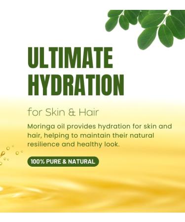 Raslok 100% Pure Wood Pressed Moringa Oil for Face Hair and Dry Skin | Origin Moringa Oleifera Extract | Lightweight Face Oil Natural Moisturizer 2 fl. oz. - Buy Online on GoSupps.com