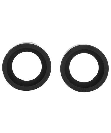 AUNMAS 2PCS Eyepiece Cover, Binocular Eye Cups Binocular Eye Cups Replacement Guard Soft Rubber 36mm Diameter Stereo Microscope Accessory for 32 36mm Stereo Microscope(Flat Angle)(KP-H2 Flat Angle)