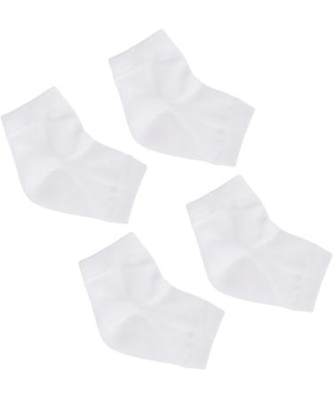 minkissy 4 Pairs Gel Heel Socks Softening Socks Moisturizing Socks Breathable Socks Feet Repair Socks Feet Cracked Socks Gel Socks Anti-Crack Socks Anti Cracked Feet Ripstop Socks Sleeve - Buy Online on GoSupps.com