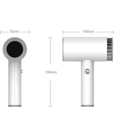 kitbooly USB Cordless Hair Dryer Versatile Portable Rechargeable Hairdressing Tools Household Salon Hairdressing Electric Dryer - Buy Online on GoSupps.com