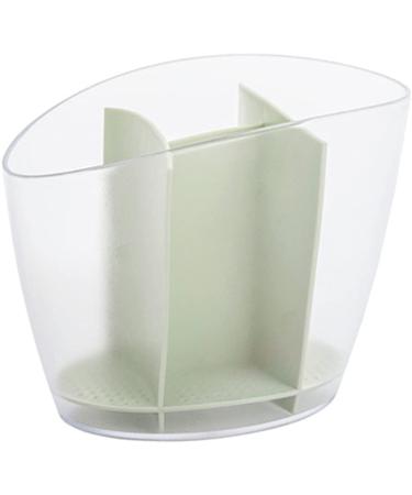 Chopsticks Utensil Caddy Creative Home Kitchen Removable and Chopstick Drain TubeSimple and Multi-Purpose Tableware Storage Tube Pen Holder Holder (Color : Green)