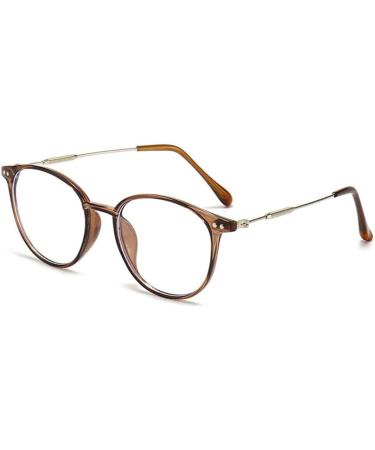 Rapping Multifocal Glasses for Men & Women - Brown/Gold Anti-Blue Light +1.00 to +3.00 Diopters - Buy Online on GoSupps.com