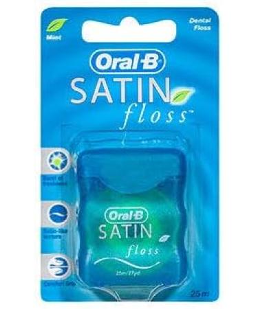 Buy Oral-B SATINfloss 25m - Pack of 6 Dental Floss for Optimal Oral Care | International Shipping Available - Buy Online on GoSupps.com
