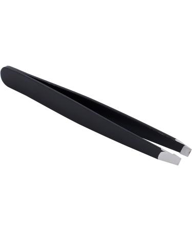 Black Pink Eyebrow Tweezer Stainless Steel Clips Makeup Tool Slanted Puller for Easy Use Beauty Tool - Buy Online on GoSupps.com