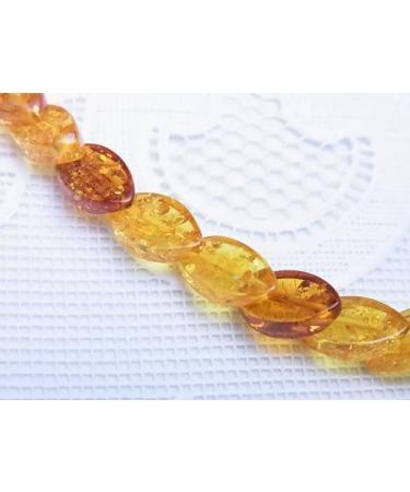 Marginal Market Natural Amber Leaf Shape