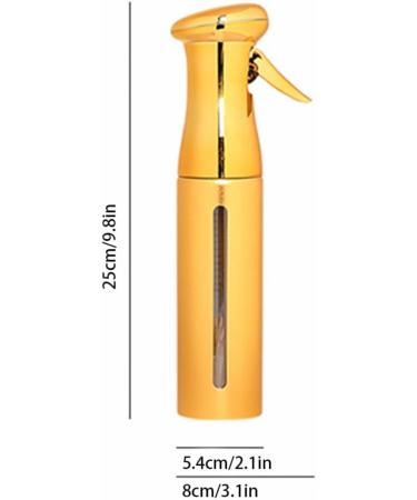 Sprayer Bottle Water Salon Hairdressing Sprayer Hair Spray Bottle Barber Fine Mist Sprayer Empty Bottle for Hair Styling Golden Hair Spray Bottle - Buy Online on GoSupps.com