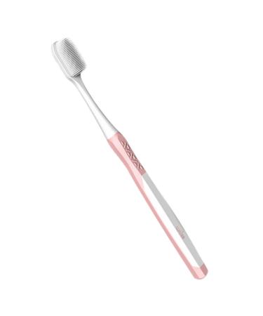 Minkissy 1stk Division toothbrush toothbrush for the oral care toothbrush for children mouth cleaning pin children toothbrush pregnant woman disposable pebbles cleaning rod white