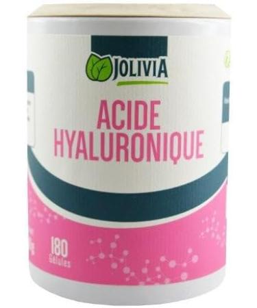 Hyaluronic Acid - 180 Vegetable Capsules of 60 mg | Capsule Size | Food Supplement | Vegan | Made in France - Buy Online on GoSupps.com