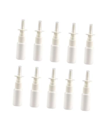 10pcs Bottles for Essential Oils Pump Bottle Plastic Empty Bottle Travel Bottle Empty Bottle Portable Bottle Sprayer White Mini Vial