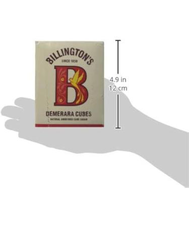Billington's Demerara Rough Cut Cubes (500G X 2) | Natural Unrefined Cane Sugar | Suitable for Vegetarians and Vegans | premium product - Buy Online on GoSupps.com