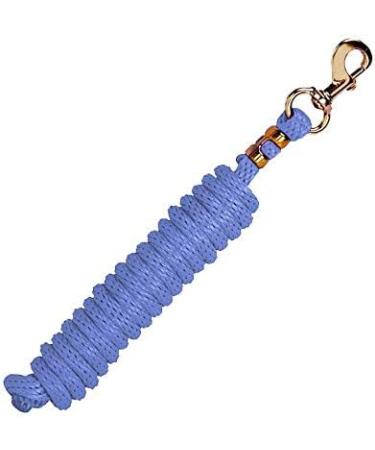 Weaver Leather Poly Lead Rope with Solid Brass 225 Snap - 1.5cm x 3m in Coral French Blue Mint & Lavender | International Shipping - Buy Online on GoSupps.com
