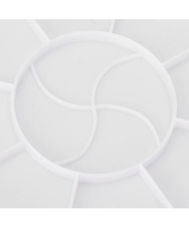 ZJchao White Paint Palette Makeup Lipstick Color Mixing Bowl Art Supply - Buy Online on GoSupps.com