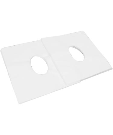 Verdant Touch Disposable Facial Support Cover - 100 Pack Breathable & Water-Absorbent Head Support for Beauty Salons | International Shipping Available - Buy Online on GoSupps.com