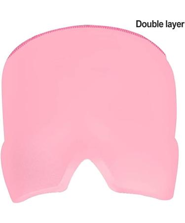 kawehiop Eye Patch Gel Migraine Relief Hat Lightweight Eyepatches Sleeping Covers Cooling Cover Eyes Tension Sinus Men Double Layer/Pink - Buy Online on GoSupps.com