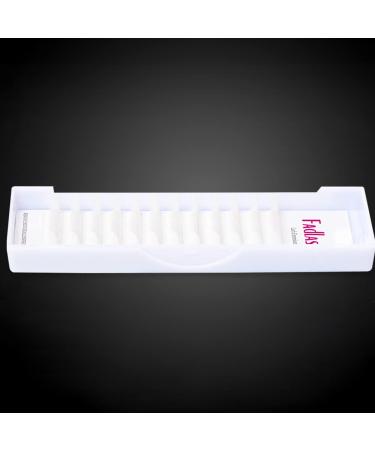 White 0.15-D Curl Individual Eyelash Extensions 13mm - Semi Permanent Colored Professional Lash Extensions - Buy Online on GoSupps.com