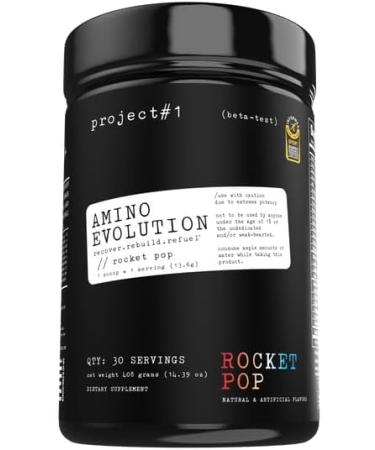 AminoEVolution Muscle Support & Recovery BCAAs EAAs & Electrolytes Keto Friendly Pre & Post Workout Powder RocketPop Flavor 30 Servings Worldwide Shipping - Buy Online on GoSupps.com