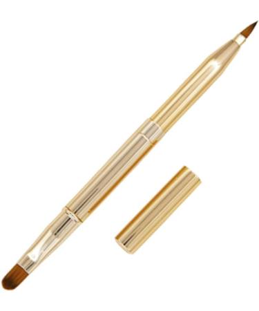 Housoutil Double-ended Lip Brush Double-sided Lip Brush Makeup Lip Makeup Beauty Tool Kit Lip Applicators Cosmetic Kit Lip Gloss Makeup Brush Retractable Lipbrush Lipstick Brush Metal - Buy Online on GoSupps.com