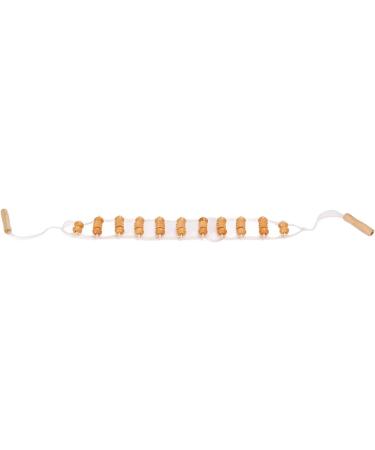 Premium Wooden Massage Roller - Back Massager Tool for Neck Legs & Body | Enhance Relaxation & Relieve Pain - Buy Online on GoSupps.com