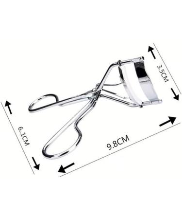 Effortless Lash Curler: Instant Eye-Opening Effect Easy-to-Use Eyelash Curling Tool-Design for Home & Travel 03 Silver Mz41546 - Buy Online on GoSupps.com