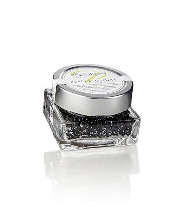 Schaub Spices Pepper Deluxe Fermented Black Pepper with Whole Sea Salt 80 g