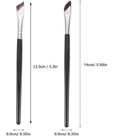 IWOWHERO 1 Set Eyebrows Brush Eye Brush Concealer Brush Eyeshadow Brush Makeup Brush Eyeliner Tool Black Wood - Buy Online on GoSupps.com