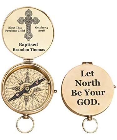 Personalized Engraved Compass - Baptism, Christmas, Missionary, Birthday, Confirmation, Graduation Gift - 3 inch DAD Compass - Buy Online on GoSupps.com