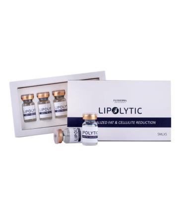 Lipolytic Lipolysis Kit 5 vials | Permanently Treat Stubborn Cellulite and Fat  Contour  Tighten Skin | Permanent Results | DIY or MedSpa Treatment