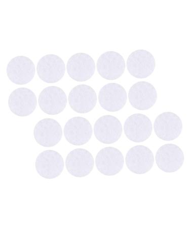 Didiseaon 2 Round Filter Cotton Filter Pad Cotton Filter Replacement Microdermabrasion Cotton Filters Facial Filters Replacement Strainer Beauty Supplies Filter Material Face White