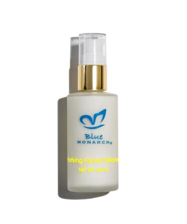 Purifying Facial Cleanser & Silk Sea Sponge for Normal to Oily Skin Leaves Skin Smooth Nourished Refreshed and Clean| All-Natural Ingredients Vegan Cruelty-Free (60ml)-