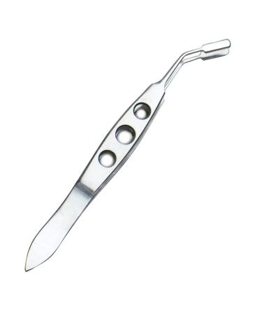 Meibomian Gland Expressor Professional Forceps Premium Stainless Steel Eyelid Massage Tweezers for Dry Eyes  High Precision Tweezer Tools - Rectangle Tip