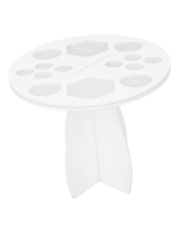 Buy Makeup Brush Drying Rack - 14 Holes Multifunctional Makeup Brush Holder (White) - International Shipping Available - Buy Online on GoSupps.com