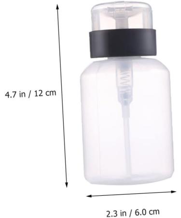  HONMEET Set of 5 210ml Nail Polish Remover Bottles Liquid Storage Sub-Bottles Lockable Safe Alcohol Bottles - Buy Online on GoSupps.com
