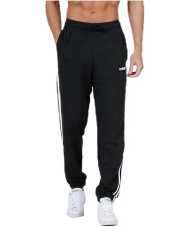 Buy adidas Mens Essentials 3-Stripes Tapered Jogging Pants - Black White 078 Size L | International Shipping Available - Buy Online on GoSupps.com