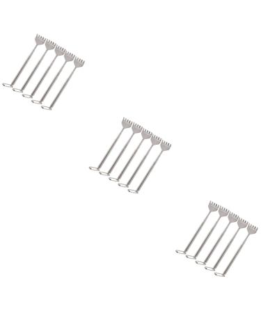 Beaupretty 15 Stk clerk scrapers scalp massager Telescopic back scratches knee protectors for men telescopic back scratch metal back itchy scraper from metal man scraper 16x5cmx3Pcs as shown x 3 pieces