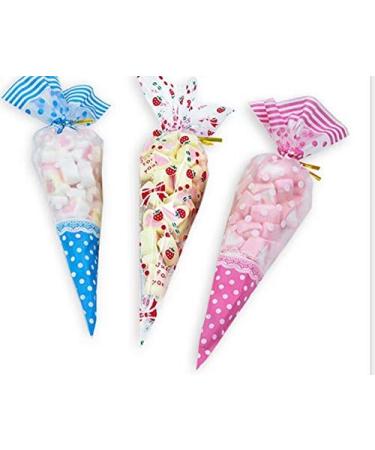 Uteruik 50pcs Chocolate Lollipop Packaging Bags (Style 1)