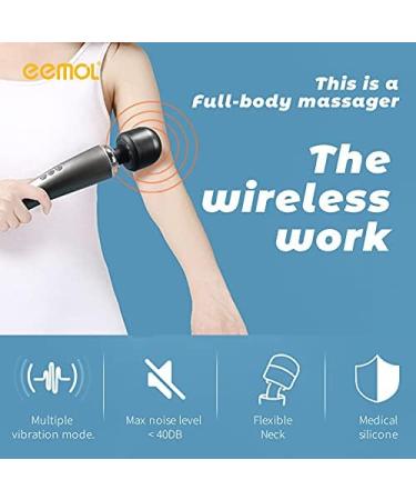 Buy Eemol Wireless Massage Tab - Strongest Therapeutic Vibration for Muscle Pain Relief & Relaxation | USB Curve (Silver) - Stress-Free Solution - Buy Online on GoSupps.com