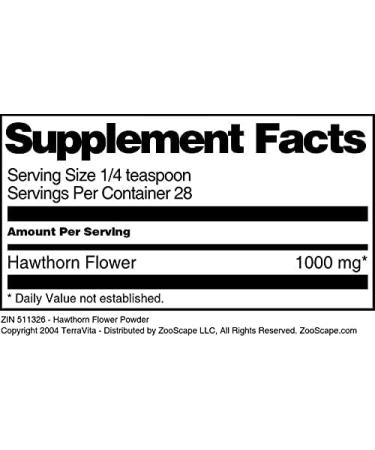 Hawthorn Flower Powder (1 oz ZIN: 511326) - 3 Pack - Buy Online on GoSupps.com