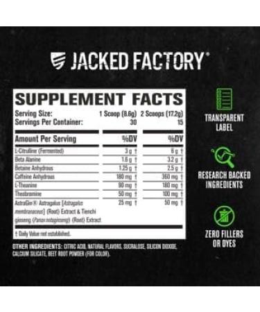 Jacked Factory Nitrosurge Pre-Workout & Creatine Monohydrate - Pre Workout Powder with Creatine for Muscle Growth Increased Strength Endless Energy - Cherry Limeade Preworkout & Unflavored Creatine - Buy Online on GoSupps.com