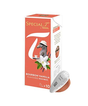 Special T - Rooibos Bourbon Vanilla - 10 Scented Rooibos Capsules - 100% Nestlé Origin - for Special.T Machinea Tea / Tea