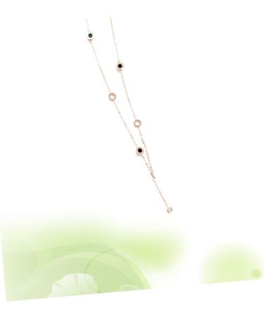 CALLARON Necklace Women Black Choker Black and White Double-sided Pendant Korean Version Miss Clavicle Chain - Buy Online on GoSupps.com