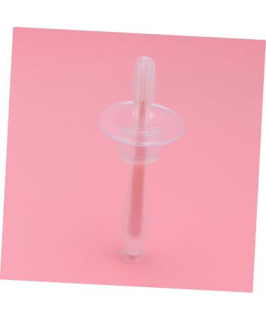 Frcolor 4-Piece Toddler Toothbrush Set - Silicone Baby Training Brushes with Suction Cup & Lid - Infant Toothbrushes in Pink for Newborns - Buy Online on GoSupps.com
