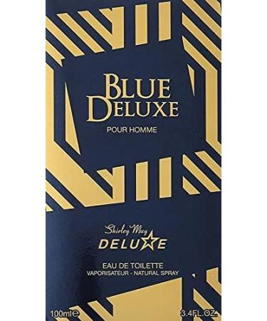 SHIRLEY MAY Deluxe Blue Deluxe For Men Eau de Toilette 3.4 fl. oz. EDT For Men - Buy Online on GoSupps.com