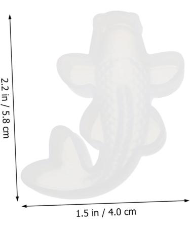 NUOBESTY Silicone Stamps 12 Pcs Carp Silicone Mold Suite 3D Silica Gel White Non Stick Flower Stickers Whitex4pcs 2X4X5.8CMx4pcs - Buy Online on GoSupps.com