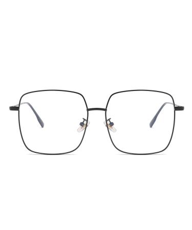 Dollger blue light filter glasses Blue Light Blasses Women without sealing thickness glasses blue light filter for PC TV gaming & cell phone metal frame black