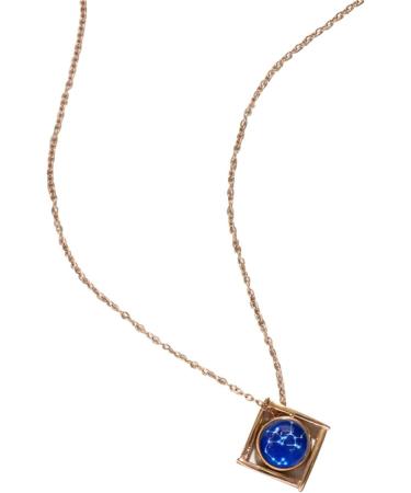 Women's Map Pendant Twelve Necklace Constellation Wild Necklace Simple Personality Clavicle Star Necklaces & Pendants Simulated Diamond Initial Necklace (F One Size) - Buy Online on GoSupps.com