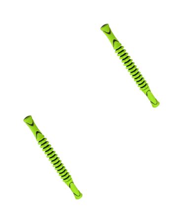 Inoomp 2 Muscle rod Armmassage roller Body roller Wade roll Exercise roller Foot massage devices Muscle roller muscle voltage roll Yoga massage tab Massage stick foam roll Random colors x 2 pieces 45.5x4.5cmx2PCs